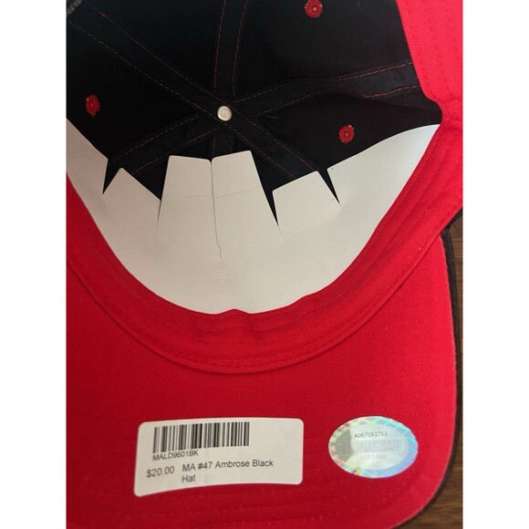Ambrose JTG Daugherty Racing Little Debbie Hat #47 Adjustable Black NASCAR - Picture 6 of 7
